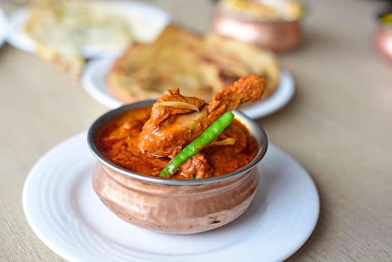 Chicken Skin and Coconut Curry